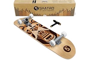 SKATRO - Pro Skateboard, 78,7 cm, komplettes Skateboard, Alter: Erwachsene, Jungen, Mädchen, Anfänger und Kinder.