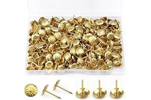 CUTEFLY Mnixy Polsternägel Uñas tapicería, imitación de oro, one size