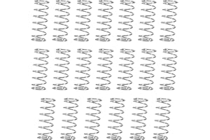 GUNGY Druckfeder Edelstahl Feder Druckfedern 10mm Drahtdurchmesser 0,35mm Außendurchmesser 4mm Länge 10mm Maximale Federkraft 0,2kg 20 Stück
