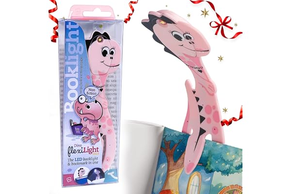 Gifts for Readers & Writers Lampe de Lecture Flexilight | Lampe et Marque-Page 2 en 1 | Lampe LED à Clip | Torche de Lecture Adultes et Enfants | Lire | Cadeau Lecteurs