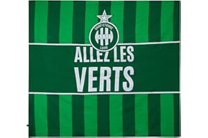 AS Saint Etienne Housse de Couette lit Double ASSE - Collection Officielle 200 x 240 cm