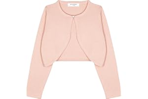 Bolerose Filles Manche Longue Boléro Enfants Cardigan