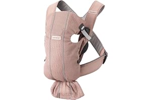 BabyBjörn Babytrage Mini, 3D-Netzstoff, Altrosa