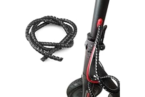 Vestigia Spiral Cable Protector Wire Cover for Electric Scooter Xiaomi Mi3 M365 1S Essential Pro AOVO - Cable Pipe Brake Line Cover - Spare Parts for E-scooter