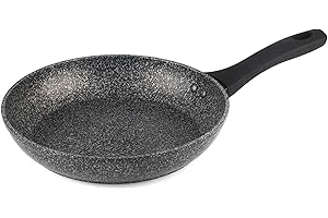 Salter Poêle à Frire en Aluminium Forgé 20 cm, Revêtement Anti-adhésif Durable sans PFOA, Poignée Durable Rivetée, Compatible avec le Lave-Vaisselle, Ustensils Métalliques et Tout Feux dont Induction