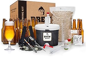 Brew Monkey® Bierbrauset Blond | Premium Set 5 Liter Bier | 6,4% Vol. | Bier Brauen in der Küche | Bier Brauen Set zum Selber Brauen | Männergeschenke
