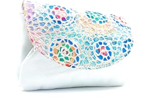 Lugupell Monedero para Mujer, Hecho a Mano en España, Piel de máxima Calidad Muy Suave al Tacto, Pequeño y en Formato Corto, Cartera para Mujer. Gaudi Color Blanco
