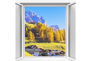 Fesoar Zanzariera Finestra Universale, Rete Zanzariera Fissa Regolabile (130x150CM, 2 pz, Bianco)