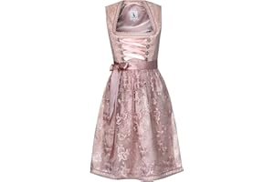 Alpenmärchen Midi Dirndl Fee aus Exklusiver Kollektion inkl. Spitzenschürze Gr.32-54 - ALM565