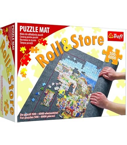 Trefl Puzzle 1000 Teile + 6 Sortierbehälter – Dolomiten-Landschaft – 2-in-1 Set, Ab 12 Jahren