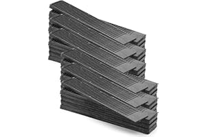 Stock Your Home Composite Shims (36 Pack) - Hard Composite Shims for Home Improvement - Never Rot Shims for Leveling - Restaurant Table Shims - Table Wedges - Toilet Shims - DIY Furniture Levelers -