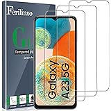 Ferilinso [3 sztuki) szkło hartowane do Samsung Galaxy M23 5G / A23 5G / A03S / A02S, osłona ekranu [kompatybilna z powłoką] 