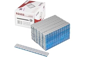 ‎STIX AUTOMOTIVE EQUIPMENT STIX Automotive Equipment Auswuchtgewichte 12x5g Verzinkt & Kunststoffbeschichtet Round Slim Klebegewichte 6KG Kleberiegel