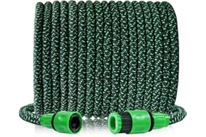 VIGODAY 100ft Expandable Garden Hose Plus, Extra Long Hose Pipe 30m Extra Strength Without Spray Gun Nozzle, Magic Hose As Seen on TV Car Wash Hose, Hosepipes for Garden Easy to Use & Store (100ft)…