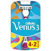Gillette Venus tek kullanımlık kadın tıraş makinesi, 6 tıraş makinesi, 3 kat bı&ccedil;ak ağzı ile
