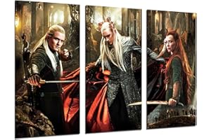 CUADROS CÁMARA Tableau Moderne Photographique, Impression sur bois, Le Seigneur des Anneaux, Cinéma, 97 x 62 cm, ref. 26344