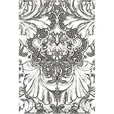 Sizzix 3 Boyutlu Doku Soluyor Kabartma Klas&ouml;r&uuml; Damast von Tim Holtz, 665733, &ccedil;ok renkli, Tek Boyut