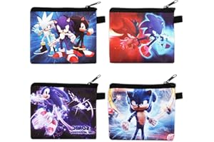 Niumowang 4 pièces Portefeuille de Dessin Animé, Portefeuille pour Enfant, Petit Porte Monnaie, Mini Portefeuille, Porte Monnaie Mignon, Cotillons pour Garçons et Filles (A)