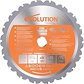 Evolution Power Tools 677185 Saw Blade, Multicoloured, 185 mm (R185TCT-20CS)