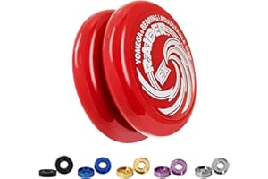 Yomega Raider Ex yoyo profesional diseñado para trucos de bucle, la mejor respuesta de rendimiento para jugadores 2A. (rojo)