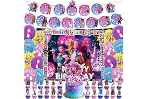 GENERIC Birthday Party Decorations Dem-ons H_Hunters Party Supplies Include Happy Birthday Banners, Cupcake Toppers, Balloons for Boys Girls Party Decoration