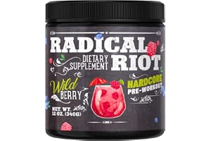 American Supps® PREMIUM Pre-Workout Booster [340g] - Vilda bär - 300mg koffein + beta-alanin + L-citrullinmalat