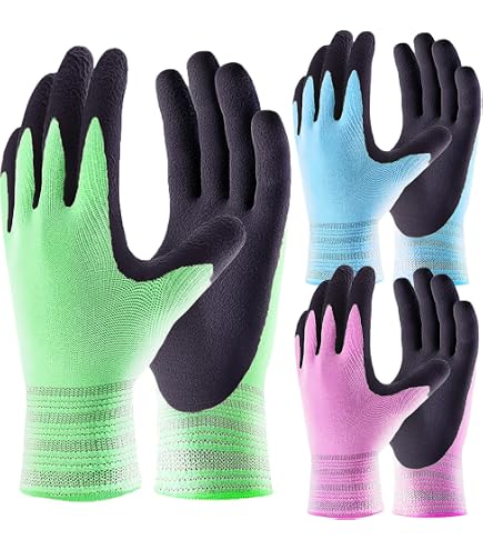 EDEKA Garten Profi Arbeits Handschuhe Gr L 9 Blau Grau Nitril rutschfest latexfrei (sortiert) bei Günstiger Preis