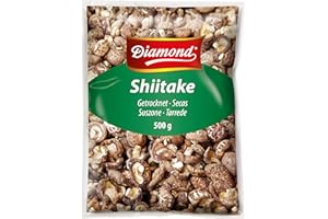DIAMOND Shiitake Tonko Pilze, getrocknet, asiatische Speisepilze zum Kochen & Essen, natürlich, für Reis und Suppen - 1 x 500 g