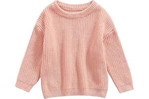 L&ieserram Baby Girl Boy Knitted Jumper Sweater Newborn Kids Long Sleeve Knitwear Toddler Casual Top Clothes Children's Pullover Outfit Autumn Winter 0-5 Years