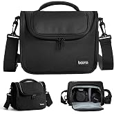 Linpr Bag Case for Reflex/DSLR Camera Waterproof (Black, Medium) | Professional Photography Shoulder Bag or Backpack, Compati
