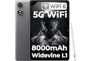 OUKITEL OT6 Tablet 10.1 Cal - Android 13 Tablet 16GB+64GB 2TB TF WiFi 6 tabletów, 8000mAh Duża Bateria, Aparat 5MP+2MP/5G WiFi/BT5.0/1280 * 800 HD+/Google GMS/Widevine L1/ WiFi Tablet