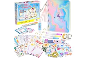 Anginne Kit de Scrapbook à Faire Soi-Même pour Enfant, Carnet Secret