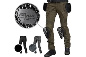 SHIMA Herren Giro 2.0 Motorradhose Damen und Herren mit 4 Airforce Protektoren und DuraQL Hose Jeans Cargo