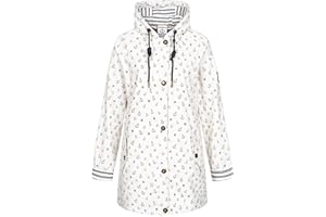Ankerglut Damen Friesennerz Regenmantel Kapuze Wasserdicht Wetterfest Windbreaker Übergangsjacke #Ankerglutzauber Regenjacke