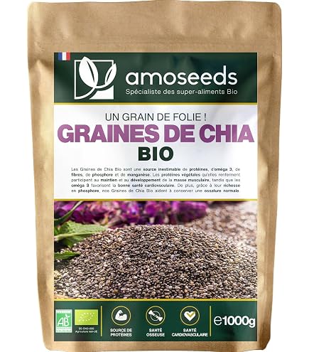 Graines De Chia BIO - Pot De 325g - Marque Gph Diffusion - Aliment Superfood Neuf