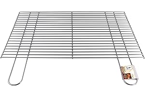 Activa Eckiger Grillrost Massiver Grill Rost Verchromt 67 x 40 cm