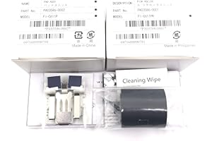 OKLILI PA03586-0001 PA03586-0002 - Rullo di prelievo + cuscinetto di separazione compatibile con Fujitsu S1500 S1500M fi-6110 N1800