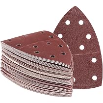 48-teiliges Schleifpapier-Set – Körnung 40–2000, Mit Klettpad & Detailschleifern Für Multischleifer