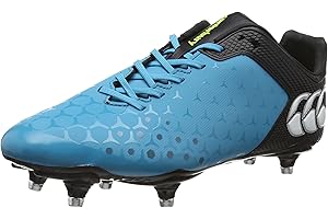 Canterbury Control Club 6 Stud, Botas de Rugby Hombre, 43 EU