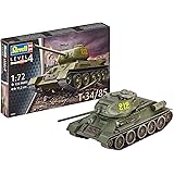 Revell Revell_03302 3302 12 Spielzeug Modellbausatz T-34/85 im Maßstab 1:72, Level 4, Non