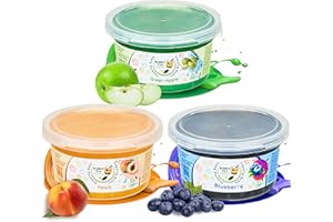 Bubble Tea Express - Bubble Tea Set 3 x 490 g | Apple, Peach & Blueberry Boba Beads | Bubble Tea Beads with Fruity Flavour | Bubbles for Bubble Tea Vegan, Gluten Free, Lactose Free