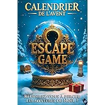 Calendrier De L'Avent Crime - 24 énigmes Podcast Escape Room Pour Adultes Fans De Thrillers