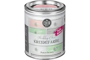 My COLOR Room Shabby Chic Kreidefarbe 750 ml - Altrosa - Küchenmöbellack und Möbelfarbe ohne Schleifen. Wasserbasiertes Chalk Paint, für Holz & mehr mit hoher Deckkraft u. schnell trocknend
