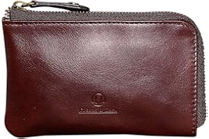 Cronus & Rhea® | Funda de Lujo Hecha de Cuero Exclusivo (Aeacus) | Llavero - Caja dominante - Titular de la Clave | Cuero Real | con Elegante Caja de Regalo | Hombres - Mujeres (Marrón Oscuro)