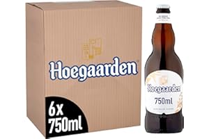 Hoegaarden Belgian Wheat Beer Large Bottle, 6 x 750 ml