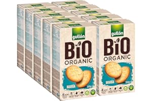 Gullón - Galleta María BIO Organic vegetarianas, 3.500 g, Pack de 10