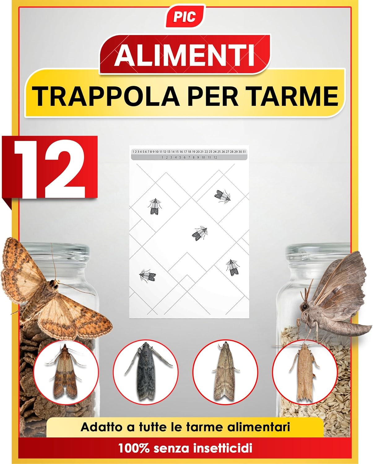 Faut-il Acheter le PIC Trappole Farfalline Alimentari 12x Antita (Sélection) ? Notre Avis