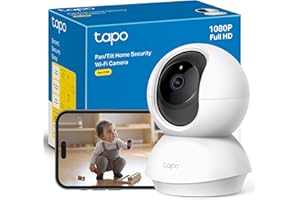 Tapo C200 - Cámara IP WiFi 360° Cámara de Vigilancia FHD 1080p,Visión Nocturna, Notificaciones en Tiempo Real, Admite Tarjeta SD,Detección de Movimiento,Control Remoto,Compatible con Alexa