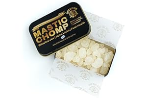 GREEK GOD GUM Chios Mastic Gum 25g- Jaw Trainer & Reusable Natural Chewing Gum - Pure 100% Natural Greek Resin - Long Lasting Sugar Free Jawline For Looksmaxxing