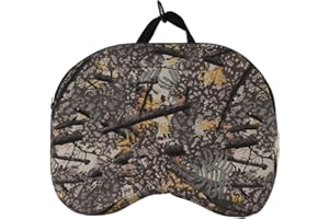 gernie Tragbares Jagd-Sitzkissen, 39,9 X 31,8 X 7,6 cm, Verdickendes Outdoor-Kissen, Konkaves Tarn-Sitzkissen für Jagd, Camping, Stadion, Outdoor-Sport, Angeln